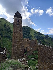 Nikaroi combat tower Nikaroiskaia boevaia bashnia.jpg