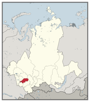 Барнаульский округ на карте
