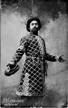 Л. В. Собинов в опере «Русалка», 1900-е.