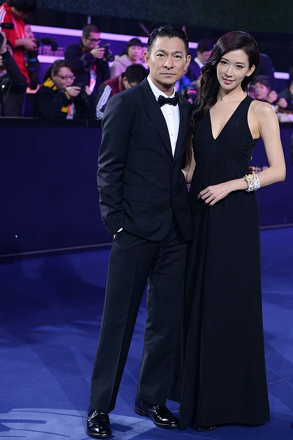 Andy Lau and Lin Chi-ling at Beijing Film Festival 2013