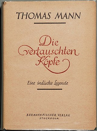 <i>The Transposed Heads</i> 1940 novella by Thomas Mann