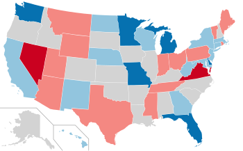 2000 Amerika Birleşik Devletleri Senatosu seçim sonuçları map.svg