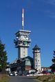 TV tower and hotel on Mt. Klínovec (1244 m), the highest peak of the whole Ore Mountains