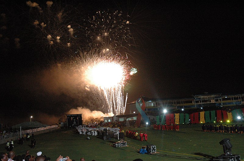 File:2007 Cricket World Cup opening ceremony fireworks.jpg