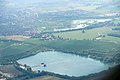 Freizeitsee Tuttenbrock und Abgrabungsseen bei Beckum, Kreis Warendorf, NRW.