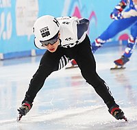 2020-01-22 Short track speed skating at the 2020 Winter Youth Olympics - Mixed NOC Team Relay - Final B (Martin Rulsch) 088 (cropped).jpg