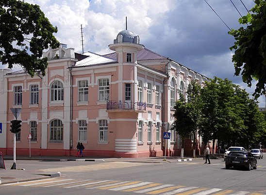 Городе клинцы брянской. Женская гимназия Клинцы. Здание бывшей женской гимназии Клинцы. Бывшая женская гимназия Клинцы. Город Клинцы гимназия.