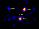 Planetae stellam HR8799 circumeuntes