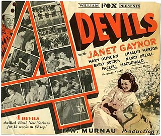 <i>4 Devils</i> 1928 film by F. W. Murnau