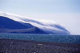 Wrangel Island, an island between the Chukchi Sea and the East Siberian Sea