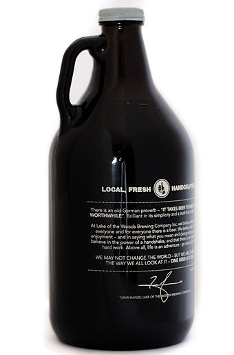 Amusing that a "half-growler" is called a "howler"