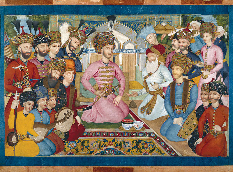 ملف:Abbas II of Persia and the Mughal ambassador.jpeg