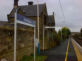 Acklington Railway Station Acklington Railway Station Oct 2007.jpg