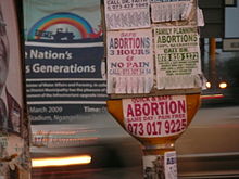 Ads for illegal abortion clinics in East London, South Africa Ads for abortion clinics in East London, South Africa.jpg