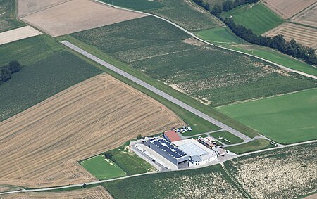 Aerial image of the Fürstenzell airfield