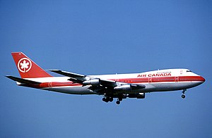 Air Canada Boeing 747-133 C-FTOC at Zurich Int...