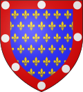 Herb hrabiów i książąt Alençon z rodu Valois