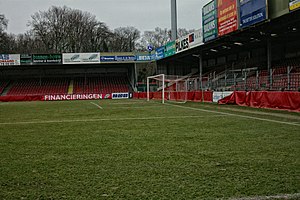 The Alkmaarderhout Stadium in Alkmaar