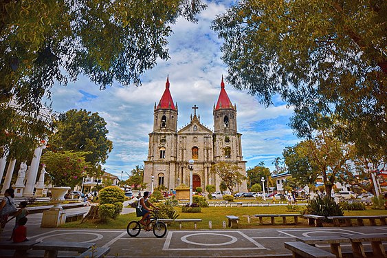 Molo Church in Iloilo City, Philippines. Photograph: Allan Jay Quesada