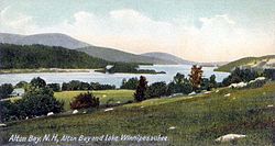 Alton Bay and Lake Winnipesaukee in 1905