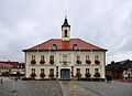 Marktplatz Angermünde mit Rathaus