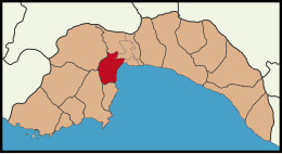 Distretto di Konyaaltı – Mappa