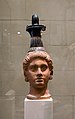 Apulian red figure plastic head-vase oinochoe - RVAp extra - head of woman - Matera MANDR - 01