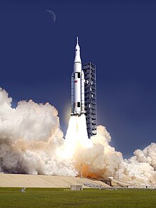 14 September 2011: NASA publishes the design of its future heavy-lift rocket, the Space Launch System (concept art shown). Art of SLS launch.jpg