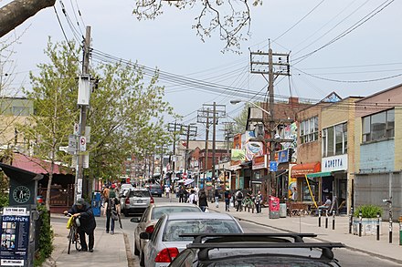 The arrival of new businesses in the mid to late-1990s led to the revitalization of Augusta Avenue.