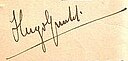 Hugo Gunckel Lüer – podpis
