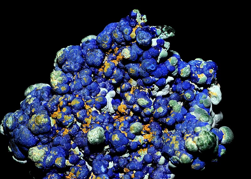 File:Azurite, malachite (Maroc).jpg