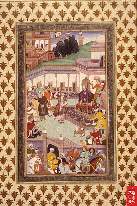 Fail:Babur greets courtiers at the Id festival.jpg