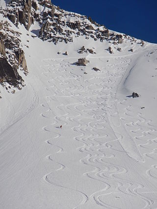 <span class="mw-page-title-main">Backcountry skiing</span> Skiing in unmarked or unpatrolled areas