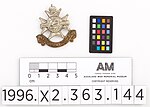 Thumbnail for File:Badge, regimental (AM 790976-3).jpg