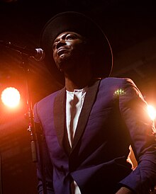 Baloji performing in 2016 Baloji - Les Ardentes 2016 (cropped).jpg