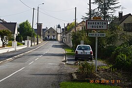 The road into Barenton-Bugny