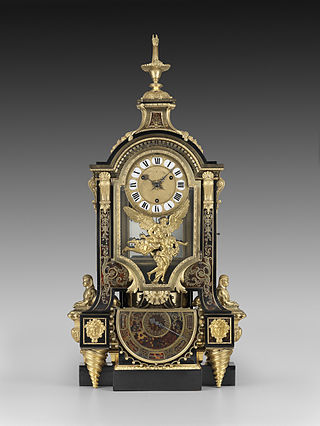 <i>Barometer Clock</i> 17th century clock by André-Charles Boulle