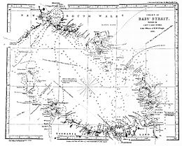 Basa šauruma 1846. gada karte
