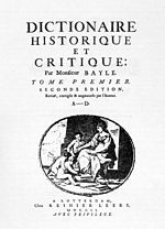 Miniatura para Dictionnaire Historique et Critique