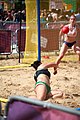 Deutsch: Beachhandball bei den Olympischen Jugendspielen 2018 in Buenos Aires; Tag 7, 13. Oktober 2018; Mädchen, Spiel um Platz Drei – Ungarn-Niederlande 2:0 English: Beach handball at the 2018 Summer Youth Olympics in Buenos Aires at 13 October 2018 – Girls Bronze Medal Match – Hungary-Netherlands 2:0 Español: Handball de playa en los Juegos Olimpicos de la Juventud Buenos Aires 2018 en 13 de octubre de 2018 – Partido por la medalla de bronce femenino - Hungría-Países Bajos 2:0