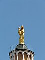 Statua della chiesa della Natività di Maria, Belforte Monferrato, Piemonte, Italia