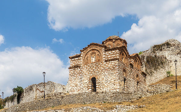 Berat Castle (13th century) was under the rule of John Komnenos Asen in the mid-14th century