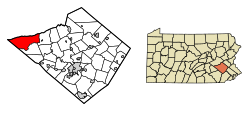 Berks County Pennsylvania Incorporated areas Bethel Township Highlighted.svg