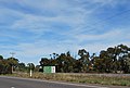 English: Town entry sign at Berriwillock, Victoria