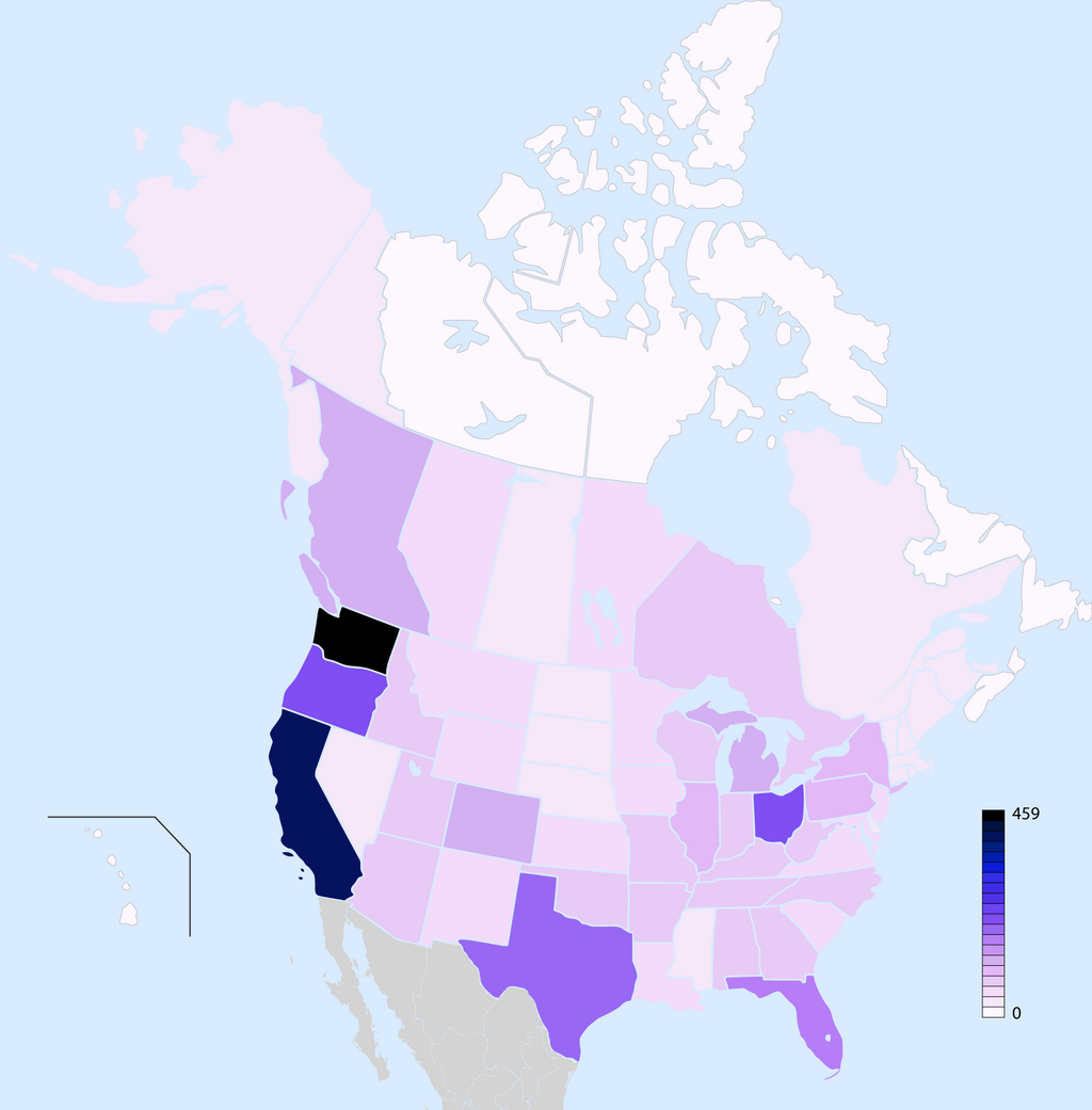 Bigfoot Sightings in United States and Canada