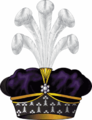 Hodnostní baret hraběte v napoleonské heraldice