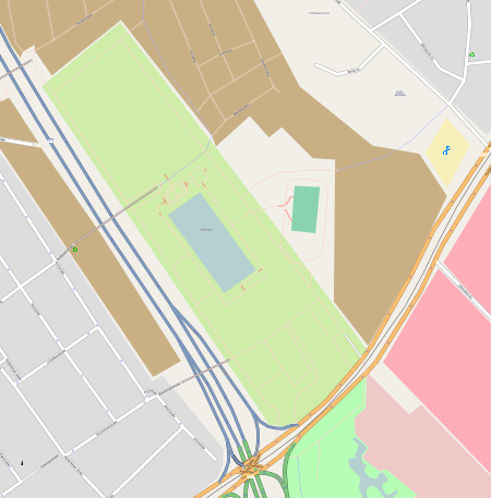 Blücherpark Köln OSM map