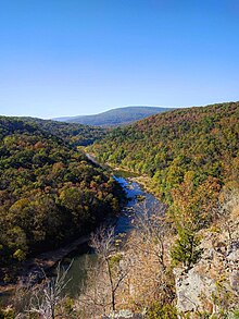 Black Mountain, with the St. Francis River in the foreground