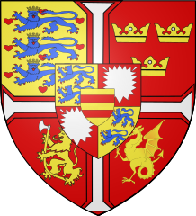 Coat of arms as King of Denmark, Sweden, Norway and the Wends and Duke of Schleswig-Holstein.
