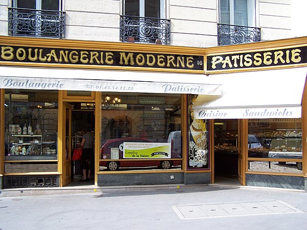 La Boulangerie Moderne, a bread and pastry shop, 16 rue des Fossés-Saint-Jacques (fr)